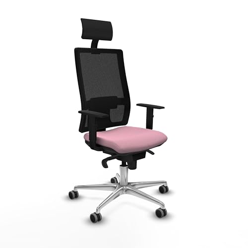 Piqueras y Crespo - Bürostuhl mit Rollen Modell Horna mit festem Kopfteil, 1D-Armen, Synchronmechanik in 5 Positionen, Lendenwirbelstütze 1D und höhenverstellbare Rückenlehne. Piqueras y Crespo - Bürostuhl mit Rollen Modell Horna mit festem Kopfteil, 1D-Armen, Synchronmechanik in 5 Positionen, Lendenwirbelstütze 1D und höhenverstellbare Rückenlehne. von Piqueras y Crespo