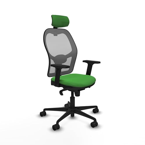 Piqueras y Crespo Bürostuhl mit fester Rückenlehne, 2D-Armlehnen, 5-Wege-Synchronmechanismus, 2D-Kopf, 1D-Lendenwirbelstütze, ideal für Arbeiten am Computer und zu Hause Piqueras y Crespo Bürostuhl mit fester Rückenlehne, 2D-Armlehnen, 5-Wege-Synchronmechanismus, 2D-Kopf, 1D-Lendenwirbelstütze, ideal für Arbeiten am Computer und zu Hause von Piqueras y Crespo