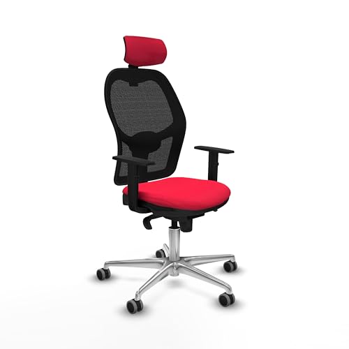 Piqueras y Crespo Bürostuhl mit fester Rückenlehne, 2D-Kopfteil, 1D-Lendenwirbelstütze und 1D-Armlehnen in attraktiver Farbe, ideal für 24 Stunden Nutzung und maximales Gewicht von 120 kg Piqueras y Crespo Bürostuhl mit fester Rückenlehne, 2D-Kopfteil, 1D-Lendenwirbelstütze und 1D-Armlehnen in attraktiver Farbe, ideal für 24 Stunden Nutzung und maximales Gewicht von 120 kg von Piqueras y Crespo