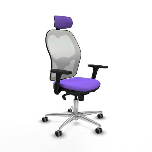 Piqueras y Crespo Chorquera Stuhl für Damen, Schreibtisch mit 3D-Armen, feste Rückenlehne, 2D-Kopfteil, Lendenwirbelstütze 1D, Synchronmechanik 5 Positionen, 120 kg, 24 Stunden Lebensdauer, Qualität Piqueras y Crespo Chorquera Stuhl für Damen, Schreibtisch mit 3D-Armen, feste Rückenlehne, 2D-Kopfteil, Lendenwirbelstütze 1D, Synchronmechanik 5 Positionen, 120 kg, 24 Stunden Lebensdauer, Qualität von Piqueras y Crespo