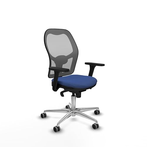 Piqueras y Crespo Ergonomischer Bürostuhl mit fester Rückenlehne, 3D-Arm, verstellbarer Lendenwirbelstütze, 8-Stunden-Nutzung und einem maximalen Gewicht von 120 kg von Piqueras y Crespo