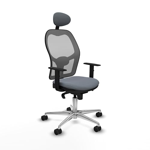 Piqueras y Crespo Ergonomischer Liegestuhl mit fester Rückenlehne, festem Kopfteil, Lendenwirbelstütze 1D, 1D-Arme, Synchronmechanik 5 Positionen, für 8 Stunden Nutzung und maximales Gewicht von 120 Piqueras y Crespo Ergonomischer Liegestuhl mit fester Rückenlehne, festem Kopfteil, Lendenwirbelstütze 1D, 1D-Arme, Synchronmechanik 5 Positionen, für 8 Stunden Nutzung und maximales Gewicht von 120 von Piqueras y Crespo