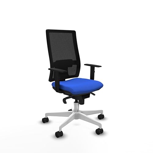 Piqueras y Crespo Ergonomischer bequemer Stuhl mit höhenverstellbarer Rückenlehne, 1D-Lendenwirbelstütze und 1D-Armlehnen in attraktiver Farbe von Piqueras y Crespo