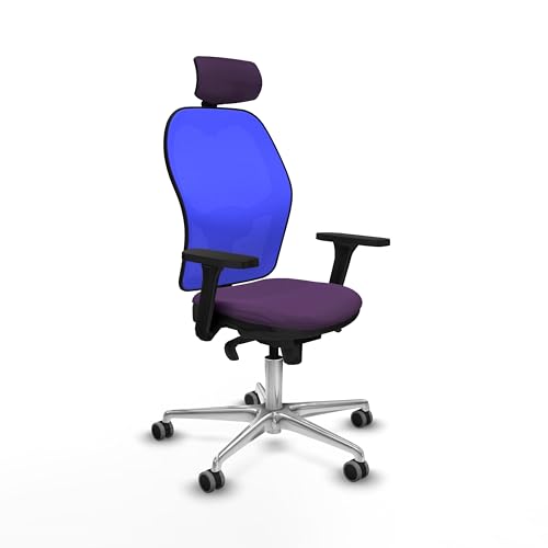 Piqueras y Crespo Jorquera Stuhl für Arbeitsgruppen, Computertisch und lange Arbeitszeiten, mit 3D-Armlehnen, fester Rückenlehne, 2D-Kopf, 1D Lendenwirbelstütze, bis zu 120 kg Piqueras y Crespo Jorquera Stuhl für Arbeitsgruppen, Computertisch und lange Arbeitszeiten, mit 3D-Armlehnen, fester Rückenlehne, 2D-Kopf, 1D Lendenwirbelstütze, bis zu 120 kg von Piqueras y Crespo