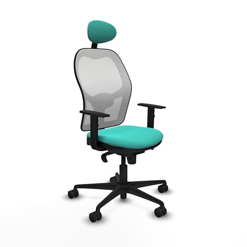 Piqueras y Crespo Jorquera ergonomischer Bürostuhl mit fester Rückenlehne, festem Kopfteil, Lendenwirbelstütze 1D, 1D-Arme, Synchronmechanik in 5 Positionen, attraktive Farbe und maximales Gewicht von Piqueras y Crespo Jorquera ergonomischer Bürostuhl mit fester Rückenlehne, festem Kopfteil, Lendenwirbelstütze 1D, 1D-Arme, Synchronmechanik in 5 Positionen, attraktive Farbe und maximales Gewicht von von Piqueras y Crespo