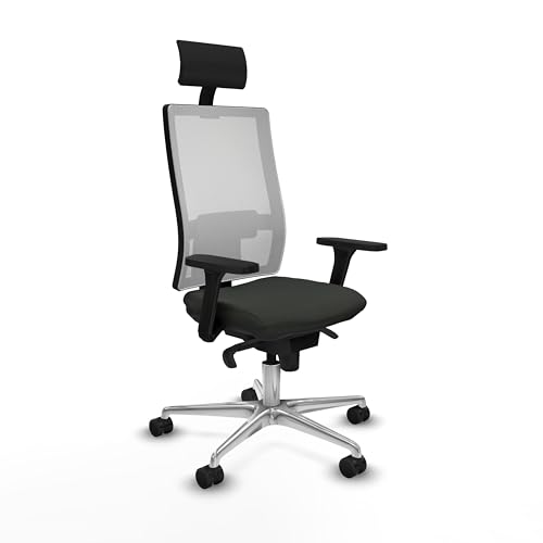 Piqueras y Crespo - Kleine bequeme Stühle für langes Arbeiten am PC, mit 3D-Armen, 5 Positionen, festes Kopfteil und verstellbare Lendenwirbelstütze. von Piqueras y Crespo