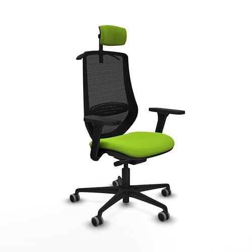 Piqueras y Crespo Kleiner Schreibtisch mit fester Rückenlehne, 3D-Armen, Synchron-/Slack-Mechanismus, 2D-Kopfteil und 1D-Lendenwirbelstütze, ideal für 24 Stunden Nutzung und maximales Gewicht von 120 Piqueras y Crespo Kleiner Schreibtisch mit fester Rückenlehne, 3D-Armen, Synchron-/Slack-Mechanismus, 2D-Kopfteil und 1D-Lendenwirbelstütze, ideal für 24 Stunden Nutzung und maximales Gewicht von 120 von Piqueras y Crespo