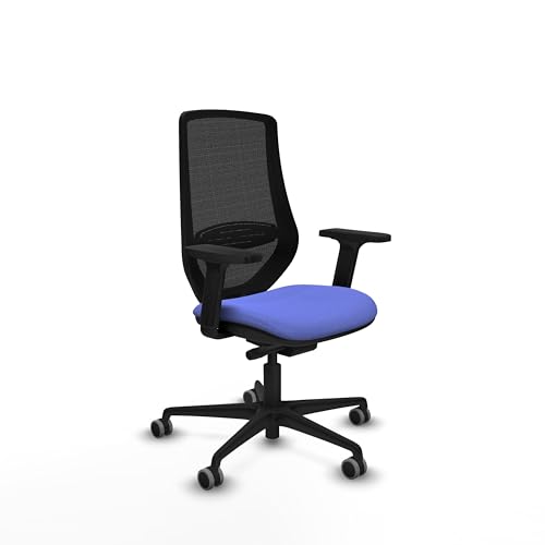 Piqueras y Crespo Mardos Ergonomischer Computerstuhl für 8 Stunden Nutzung, mit fester Rückenlehne, 1D Lendenwirbelstütze, 2D-Arm, Synchron-/Translack-Mechanismus, Belastung bis 120 kg von Piqueras y Crespo