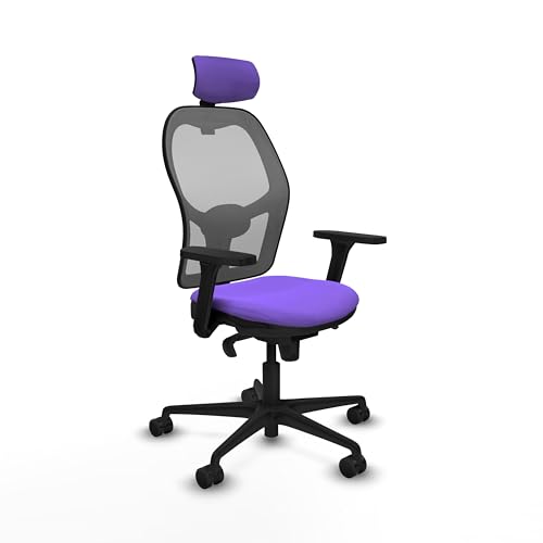Piqueras y Crespo Stuhl mit 2D-Kopf, 1D Lendenwirbelstütze, 3D-Arm und fester Rückenlehne in Farbe, ideal für 24 Stunden Nutzung und maximales Gewicht von 120 kg von Piqueras y Crespo