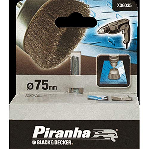 Piranha m56842 – cep. Alambre Zubehör von Glas x36035 – 75 mm von Black+Decker