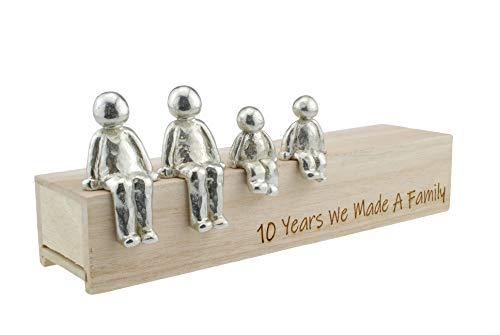 Idee zum 10. Jahrestag – 10 Jahre We Made A Family 100% Dose – wählen Sie Ihre Familienkombination (2 Kinder) von Pirantin