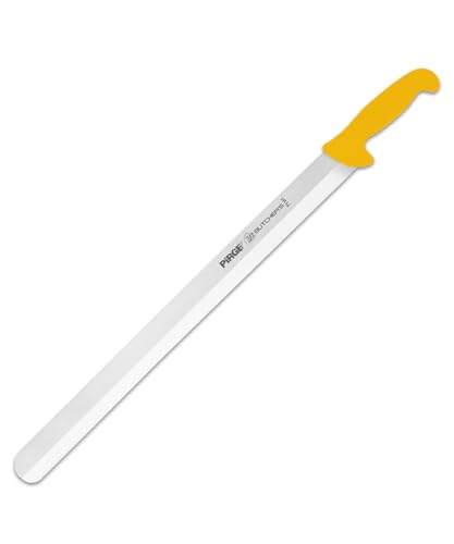 Pirge Butcher's Dönermesser Hohlschliff 50 cm Gelb - Aufschnittmesser - Schärfstes Döner Langmesser - Schneidemesser - Fleischmesser - BBQ Messer - Edelstahl Profi Küchenmesser - Ergonomisches Griff Pirge Butcher's Dönermesser Hohlschliff 50 cm Gelb - Aufschnittmesser - Schärfstes Döner Langmesser - Schneidemesser - Fleischmesser - BBQ Messer - Edelstahl Profi Küchenmesser - Ergonomisches Griff von Pirge