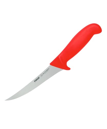 Pirge Butcher's Made in Germany Profi Ausbeinmesser 13 cm - Metzgermesser - Fleischermesser - Stechmesser - Harter Edelstahl Schlachtermesser - Ergonomisches Griffdesign von Pirge