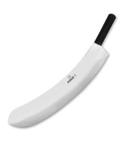 Pirge Ecco Wiegemesser Groß für Fleisch 55 cm Schwarz Einschneidig Kräutermesser Schlachtermesser - Fleischermesser - Edelstahl Profi Küchenmesser Metzgermesser - Ergonomisches Kunststoff Griffdesign Pirge Ecco Wiegemesser Groß für Fleisch 55 cm Schwarz Einschneidig Kräutermesser Schlachtermesser - Fleischermesser - Edelstahl Profi Küchenmesser Metzgermesser - Ergonomisches Kunststoff Griffdesign von Pirge