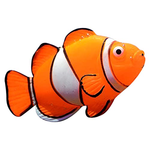 Pisamhid Aquarium Gefälschte Silikonfische,Gefälschter künstlicher Fisch für Aquariendekoration | Künstlicher Fisch für Aquarium Ornament, Dekoration für Aquarium Aquarium von Pisamhid