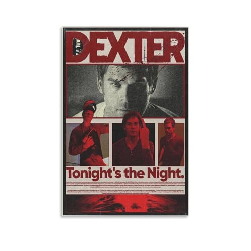 Dexter Poster, Comedy-TV-Serie, Retro-Vintage-Collage, Musikposter für Zimmer, ästhetische Leinwand, Wandkunst, Schlafzimmerdekoration, 30 x 45 cm Dexter Poster, Comedy-TV-Serie, Retro-Vintage-Collage, Musikposter für Zimmer, ästhetische Leinwand, Wandkunst, Schlafzimmerdekoration, 30 x 45 cm von Pisaoue