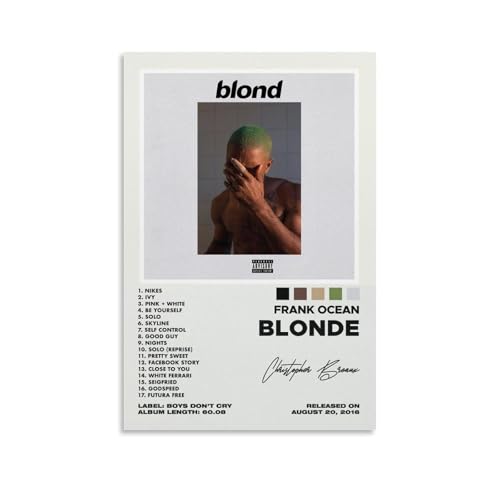 Frank-Poster, Ozean-Musikalbum, Retro, blond, Musikposter für Zimmer, ästhetische Leinwand, Wandkunst, Schlafzimmerdekoration, 30 x 45 cm Frank-Poster, Ozean-Musikalbum, Retro, blond, Musikposter für Zimmer, ästhetische Leinwand, Wandkunst, Schlafzimmerdekoration, 30 x 45 cm von Pisaoue