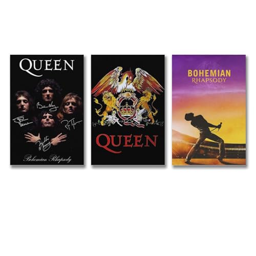 Poster, Rockband, Vintage, Retro, Wandkunst, Leinwand, Poster, Raumdekoration, ästhetischer Druck, Dekoration, 20 x 30 cm, 3 Stück, Stil 4, 3 Stück Poster, Rockband, Vintage, Retro, Wandkunst, Leinwand, Poster, Raumdekoration, ästhetischer Druck, Dekoration, 20 x 30 cm, 3 Stück, Stil 4, 3 Stück von Pisaoue
