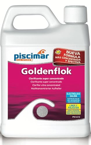 Piscimar Flockmittel Goldenflock, 1 kg - Pool und Spa Wasserbehandlungschemikalie - Flüssigkeit - POOL_SPA_WATER_TREATMENT von Piscimar