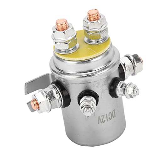 Windenrelais, 300A DC 12V Seilwinde ATV-Leistungsrelais Wasserdichtes Starterrelais-Zubehör mit Messingspule für Geländefahrzeug ATV DC 12V Windenrelais, 300A DC 12V Seilwinde ATV-Leistungsrelais Wasserdichtes Starterrelais-Zubehör mit Messingspule für Geländefahrzeug ATV DC 12V von Pissente