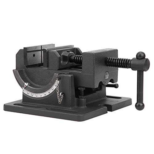 Bohrmaschinen-Schraubstock, 3-Zoll-neigbarer Bohrständer-Schraubstock, Bohrmaschinen-Schraubstock, Korrosionsbeständiges Hardware-Zubehör, Bohrmaschinen Kreuzschraubstock von Pissente