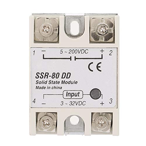 Halbleiterrelaismodul, DC-AC-Industrie-Halbleiterrelais SSR80DD 80 A 332 VDC Bis 5200 VDC DC-AC-Halbleiterrelais-SSR-Modul für Industrielle Automatisierungsprozesse Halbleiterrelaismodul, DC-AC-Industrie-Halbleiterrelais SSR80DD 80 A 332 VDC Bis 5200 VDC DC-AC-Halbleiterrelais-SSR-Modul für Industrielle Automatisierungsprozesse von Pissente