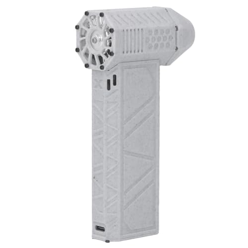 Kompakt Typ C Typ C Wiederaufladbare Super-Jet-Blower-Beatmungsgerät 120000 U/Min Miniscoop-Dauer mit Einer Langen Lebensdauer für Stoff (White) von Pissente