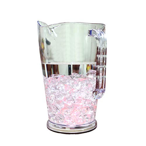 LED-Eiskübel mit Farbwechsel, Bar-Bierkrug, Ideal für Bars, Clubs und Heimdekoration (WHITE) von Pissente