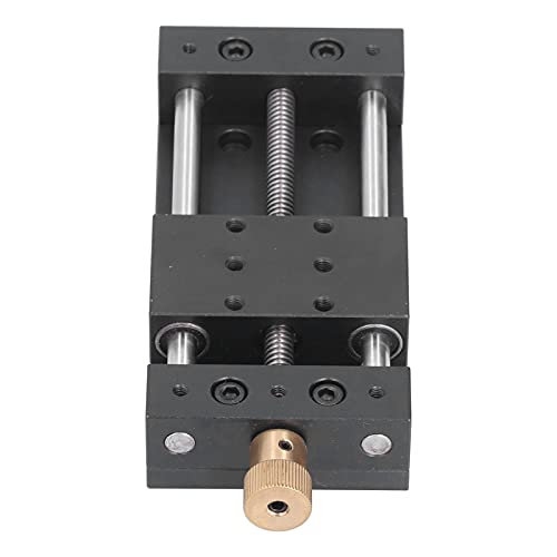 Manueller Schiebetisch Linear Rail Guide Kugelschraube Lineartisch Manueller Linearführungsschlitten mit Basis Aluminiumlegierung Hochgenaue Tischkugelumlaufspindel-Bewegungsschiene M5 Manueller Schiebetisch Linear Rail Guide Kugelschraube Lineartisch Manueller Linearführungsschlitten mit Basis Aluminiumlegierung Hochgenaue Tischkugelumlaufspindel-Bewegungsschiene M5 von Pissente