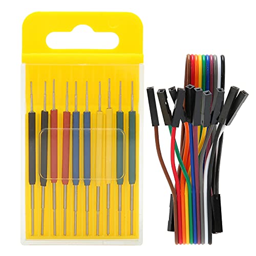 Micro IC Haken Clip, 10 Stück 0,13mm/0,01in ABS Mini SOP SOIC Testleitungen Klemme Tester Multimeter Adapter Zubehör Mini Clip Elektronische Bauteile Testen von Pissente
