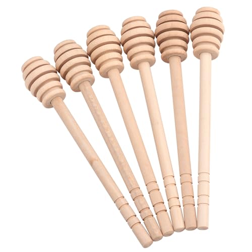 Pissente 50pcs/Set Holzhonig -Dipper -Stock, Mini Glas Niedrigwerkzeug für Honigsirup, Sicherer Langlebiger Langer Griff für Einfache Sammlung und Abgabe (Nehmen Sie den Honigkönig und öffnen Sie den) Pissente 50pcs/Set Holzhonig -Dipper -Stock, Mini Glas Niedrigwerkzeug für Honigsirup, Sicherer Langlebiger Langer Griff für Einfache Sammlung und Abgabe (Nehmen Sie den Honigkönig und öffnen Sie den) von Pissente