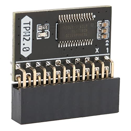 Pissente Asus Tpm 2.0 20Pin Asus Tpm Modul PCB Tpm 2.0 Verschlüsselungssicherheitsmodul 20Pin 2 10P Eigenständiger Kryptoprozessor Tpm 2.0 Modul für Win11 für Gigabyte für Asus von Pissente