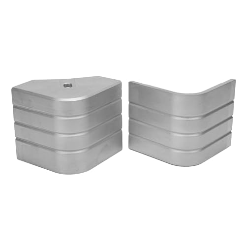 Pissente Deck-Eckkappe, Robuste Eckkappe aus Aluminium für Pontonboote, 90 Grad Abgerundete Ecke mit Einer Höhe von 3-1/8 Zoll Bis 3-3/16 Zoll Zum Schutz von Pontonbooten Pissente Deck-Eckkappe, Robuste Eckkappe aus Aluminium für Pontonboote, 90 Grad Abgerundete Ecke mit Einer Höhe von 3-1/8 Zoll Bis 3-3/16 Zoll Zum Schutz von Pontonbooten von Pissente