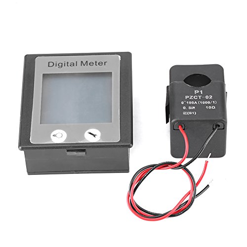 Pissente Digital Power Meter Energy Monitor Voltmeter Ammeter mit STN LCD Display 80-260V 0-100A Zur Messung Elektrischer Parameter von Pissente
