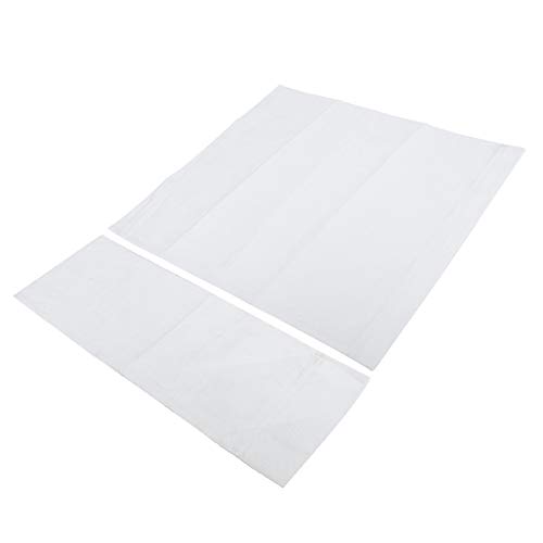 Pissente Director Chair Canvas Ersatz -Stabilabdeckung für Lässige Gebrauch, 2 Größen, für Stoffaufnahmezubehör (White) von Pissente