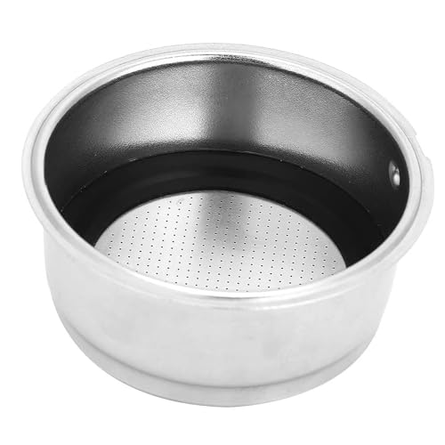 Pissente Edelstahl-Kaffeefilterkorb Ultra-Feinsieb für Home Office, Leicht zu Reinigen, Kaffeemaschine (doppelte Portion) von Pissente