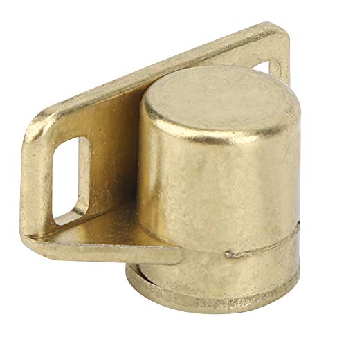 Pissente Gold Antique Magnetischer Türstopper, 4 Sets Zinklegierung Schrank Tür Magnetverschluss mit Automatischem Schließen für Schrank TV-Schranktür von Pissente