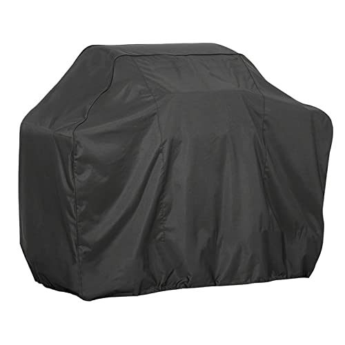 Pissente Grillabdeckung BBQ Grillabdeckung Heavy Duty 210d Oxford Fabric Rip Verstellbarer Kordel mit Leichtem Tragbarem Design für Gaskohle -Elektrogrills (L) von Pissente
