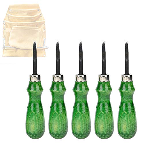 Pissente Gut Gemachter 0,6 Mm-1,4 Mm Professionelles Geträserei-Werkzeug für Lederferien und Projekte (1 mm) von Pissente