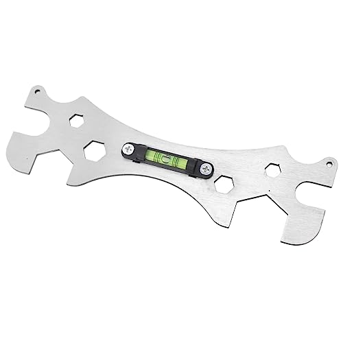 Pissente Multifunktionsschlüsselpegel-Werkzeug, Sechskantschlüssel für die Installation des Blasenhahns mit Blasenpegel 8-30 Mm Edelstahl für die Wartung von Badwasserrohr von Pissente