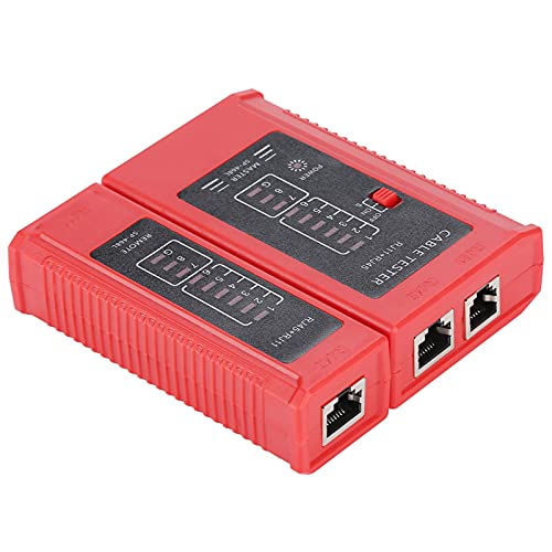 Pissente Netzwerkkabel -Tester LAN -Kabel -Testwerkzeugkabel -Tester für RJ45 RJ11 RJ12 Cat5 Cat6 UTP -Ethernet mit Abnehmbarem Automatischen Scan für Offene Kurzfilme von Pissente