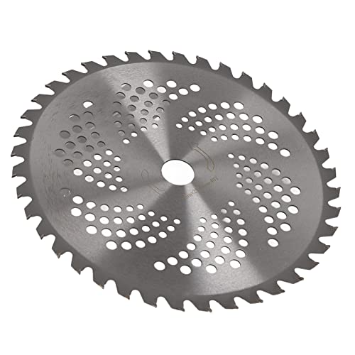 Universal Brush Cutter Blade, Trimmer Unkraut Klinge Unkraut Esser Klinge Pinsel Cutter Sägeblatt Rasenmäher Gras Trimmer 40T Garten Werkzeug Trennscheibe 255x25,4mm von Pissente