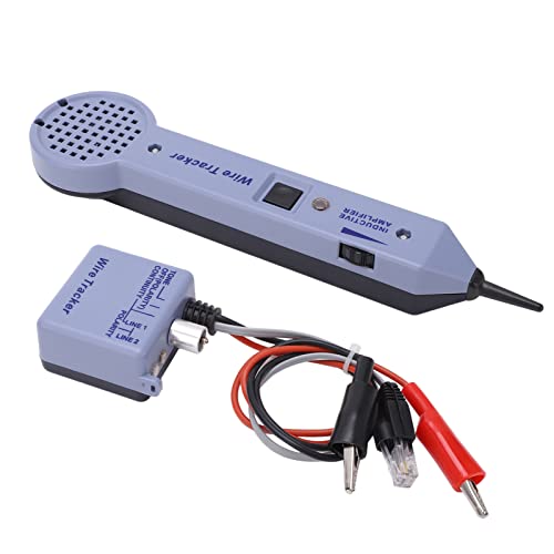 Wire Tracer Kit, Kabeltonerdetektor mit Akustischer und Visueller Signalanzeige Zur Diagnose H?ufiger Probleme bei Telefondaten, Internetkommunikationskabeln Usw Wire Tracer Kit, Kabeltonerdetektor mit Akustischer und Visueller Signalanzeige Zur Diagnose H?ufiger Probleme bei Telefondaten, Internetkommunikationskabeln Usw von Pissente