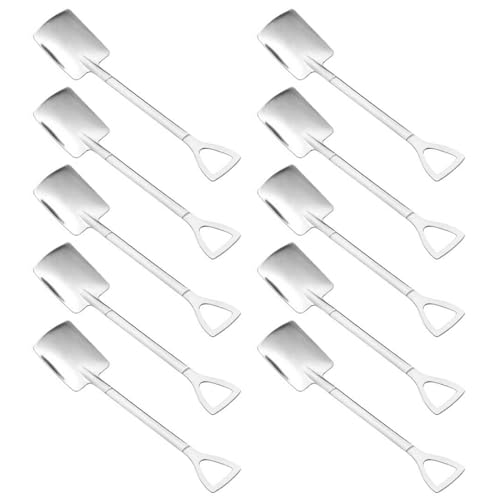 10 Pcs Spadelöffel Dessert Löffel Netter Schaufel Löffel Spocken Spitze Löffel Zum Rühren Von Kaffeefrüchten Und Dessert Spitzlöffel 10 Pcs Spadelöffel Dessert Löffel Netter Schaufel Löffel Spocken Spitze Löffel Zum Rühren Von Kaffeefrüchten Und Dessert Spitzlöffel von Pitadue