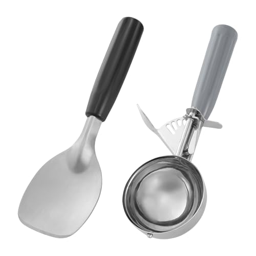 2 Stück Edelstahl Obst Stampfen Eislöffel mit Griff Ergonomischer Griff Graben Löffel Küchenwerkzeug Wassermelone Obst Werkzeug 2 Stück Edelstahl Obst Stampfen Eislöffel mit Griff Ergonomischer Griff Graben Löffel Küchenwerkzeug Wassermelone Obst Werkzeug von Pitadue