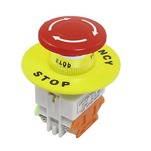 Notfall Stop Druckknopf Schalter 1NO 1NC DPST Pilz Kappenschalter Lay37 Lay7-PBC Y090-11ZS Aufzugsaufzugsriegel Selbstverriegelungsturmstation Notfall Stop Druckknopf Schalter 1NO 1NC DPST Pilz Kappenschalter Lay37 Lay7-PBC Y090-11ZS Aufzugsaufzugsriegel Selbstverriegelungsturmstation von Pitadue