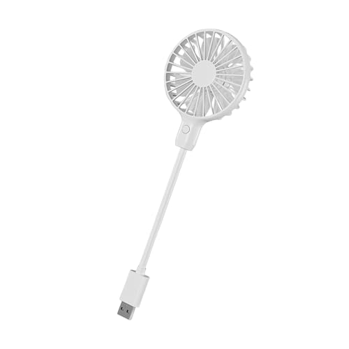 Pitadue 5 V USB-Schreibtischventilator mit Ein-/Aus-Schalter, 360° flexibler Hals, leiser bürstenloser Motor für Büro, Wohnheim, Außen- und Innenbereich, Nachttisch, USB-Ventilator mit verstellbarem von Pitadue
