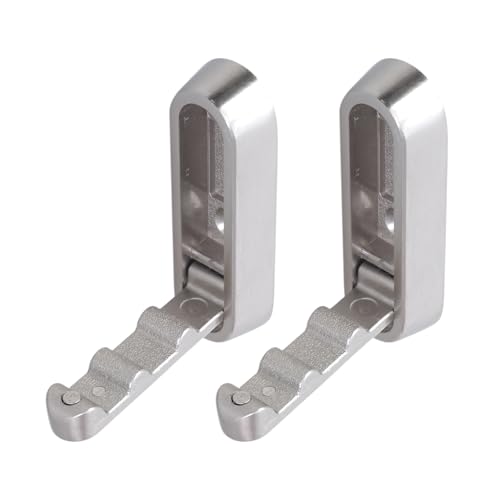 Pitadue Set mit 2 faltbaren Wandhaken für Mäntel, Handtücher, Hüte, Rucksäcke, stabile Aluminiumlegierung, Rucksäcke Pitadue Set mit 2 faltbaren Wandhaken für Mäntel, Handtücher, Hüte, Rucksäcke, stabile Aluminiumlegierung, Rucksäcke von Pitadue