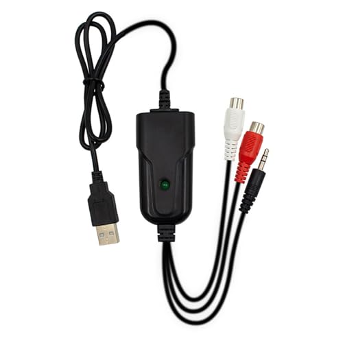 Pitadue USB Auditory Converter Für Easy Recorder to MP3 Conversion Record Und Spiele Sounds Easy Installation von Pitadue