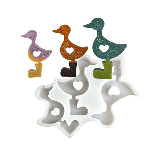 Premium Silikonform Für Erstellen Entzückender Regenstiefel Enten Figuren Ideal Für Urlaubsgeschenke Und Bastelprojekte Craft Form von Pitadue